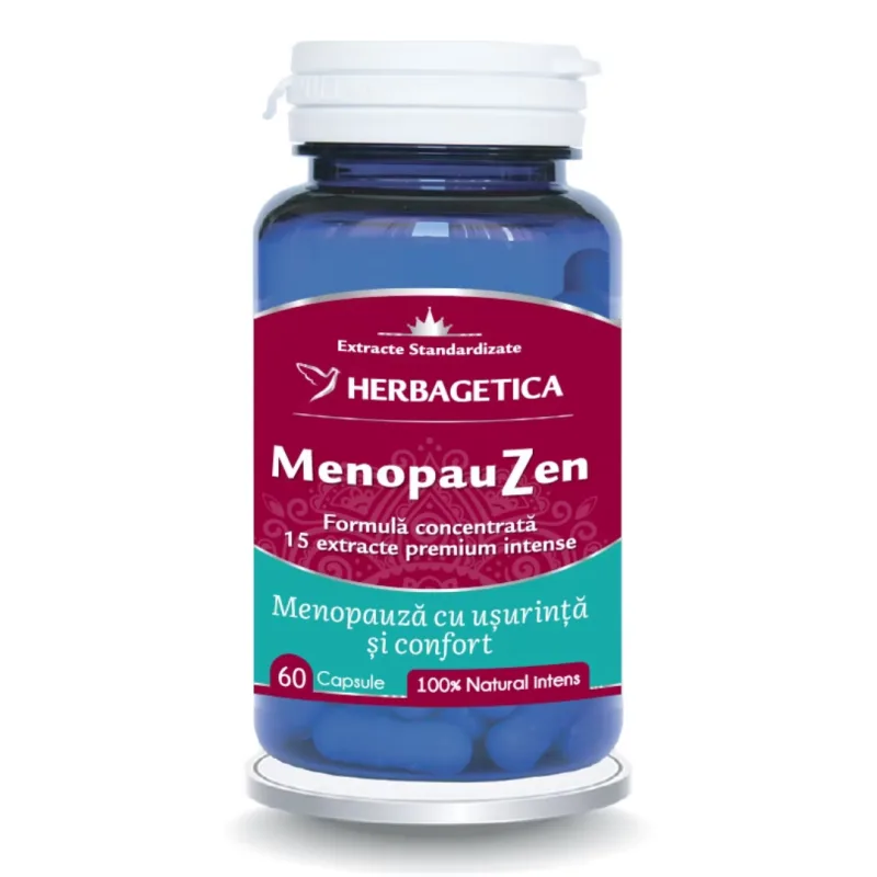 MenopauZen, 60 capsule, Herbagetica — preț și oferte