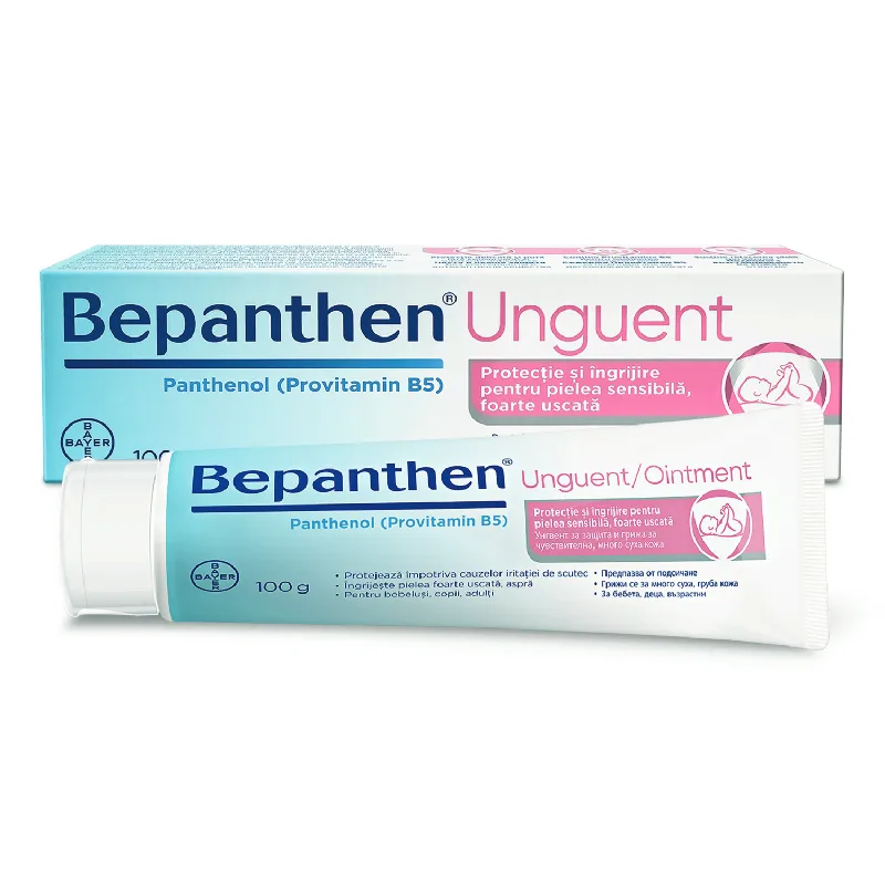 Unguent impotriva iritatiilor de scutec Bepanthen 5%, 100 g, Bayer — preț și oferte