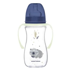 Biberon anticolici cu gat larg Sleepy Koala 35/238_BLU, 300ml, Canpol babies