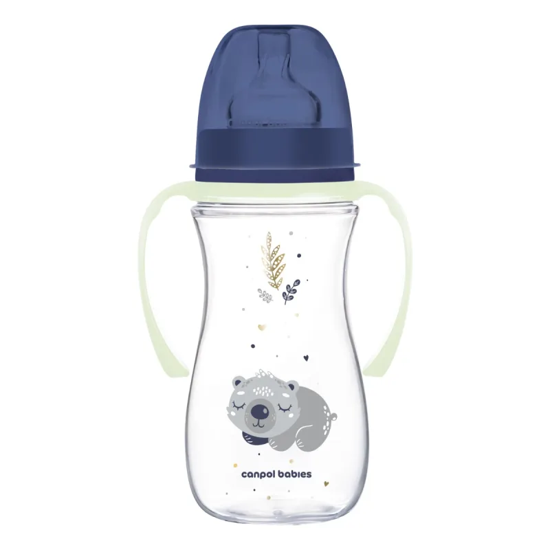 Biberon anticolici cu gat larg Sleepy Koala 35/238_BLU, 300ml, Canpol babies — preț și oferte