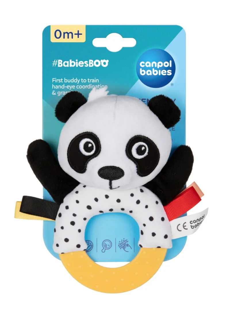 Jucarie senzoriala pentru bebelusi cu inel gingival BabiesBoo 68/086, 1 bucata, Canpol babies — preț și oferte