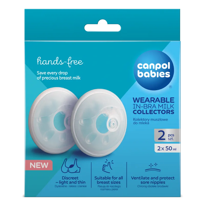 Set scoica colectoare de lapte 1/700, 2 bucati, Canpol babies — preț și oferte