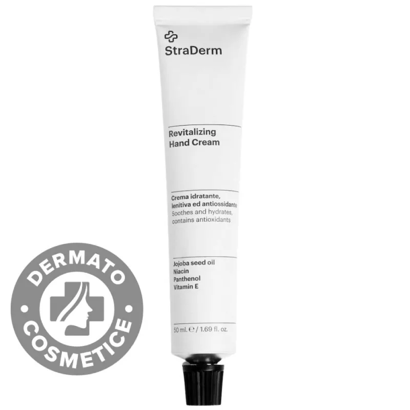 Crema hidratanta pentru maini cu textura usoara, 50ml, StraDerm — preț și oferte