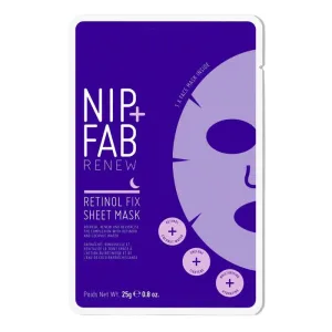 Masca tip servetel pentru fata Retinol Fix, 25g, NIP+FAB
