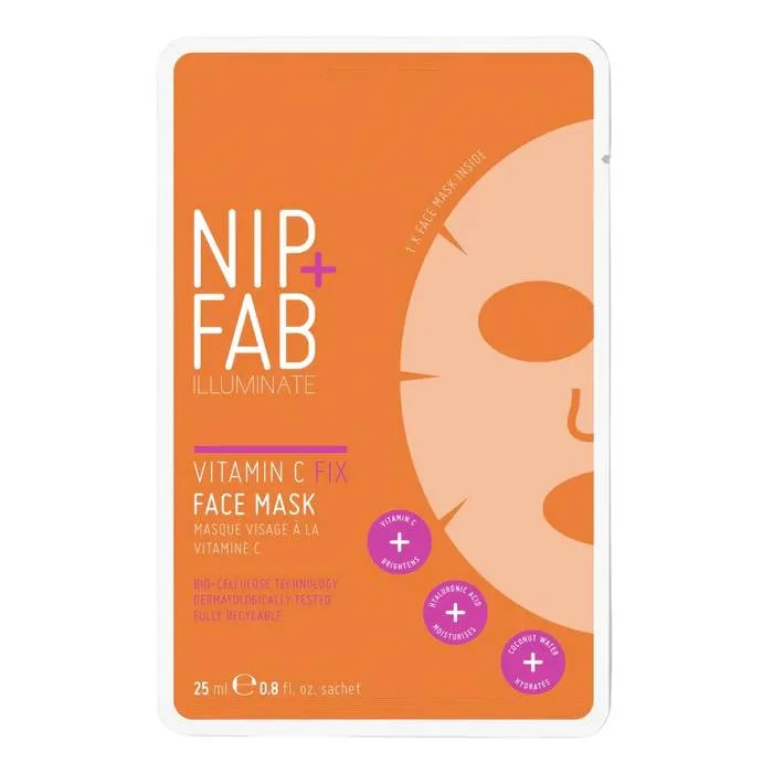 Masca tip servetel Vitamin C Fix, 25ml, NIP+FAB — preț și oferte