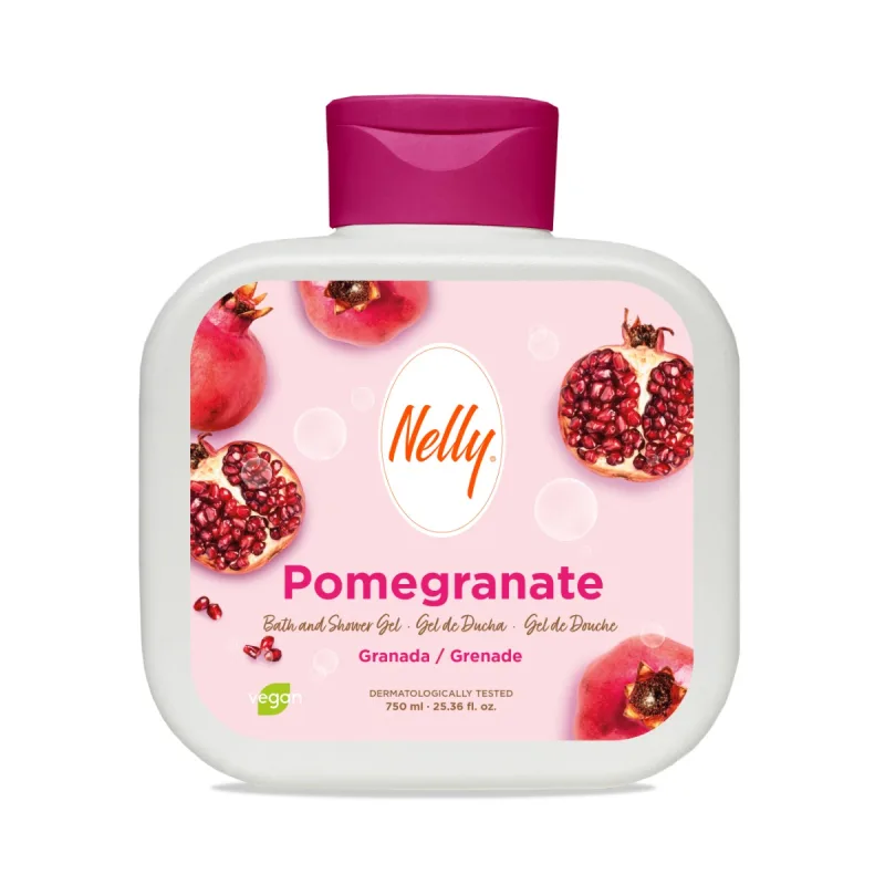 Gel de dus cu aroma de rodie, 750ml, Nelly — preț și oferte