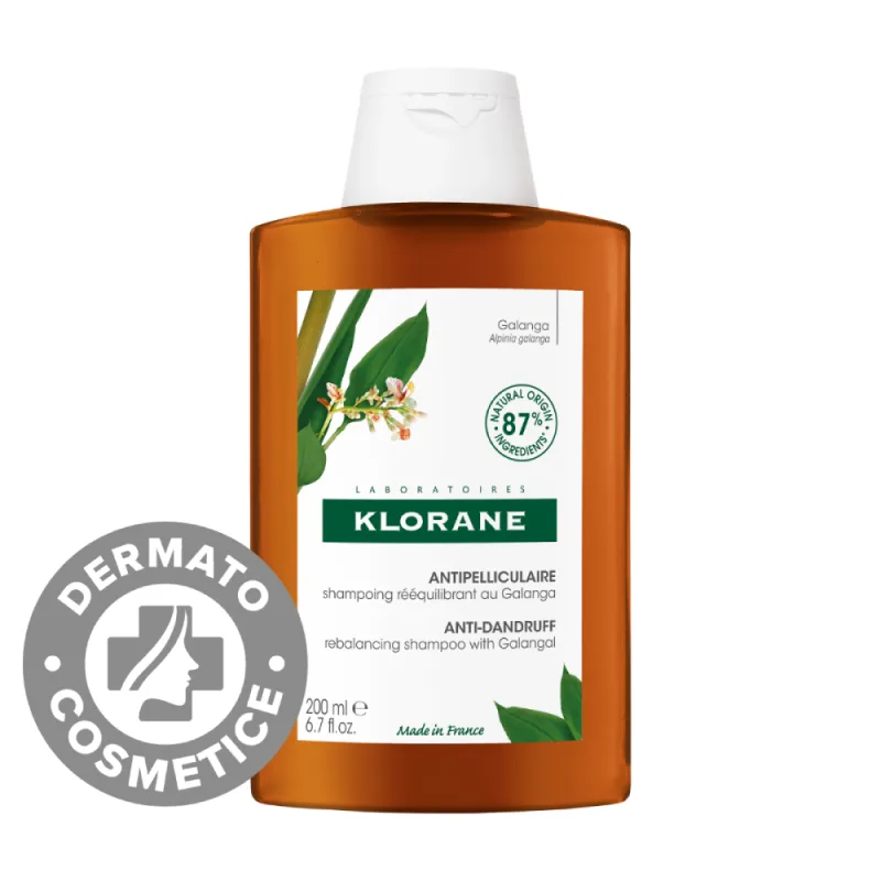 Sampon antimatreata cu galangal, 200ml, Klorane — preț și oferte