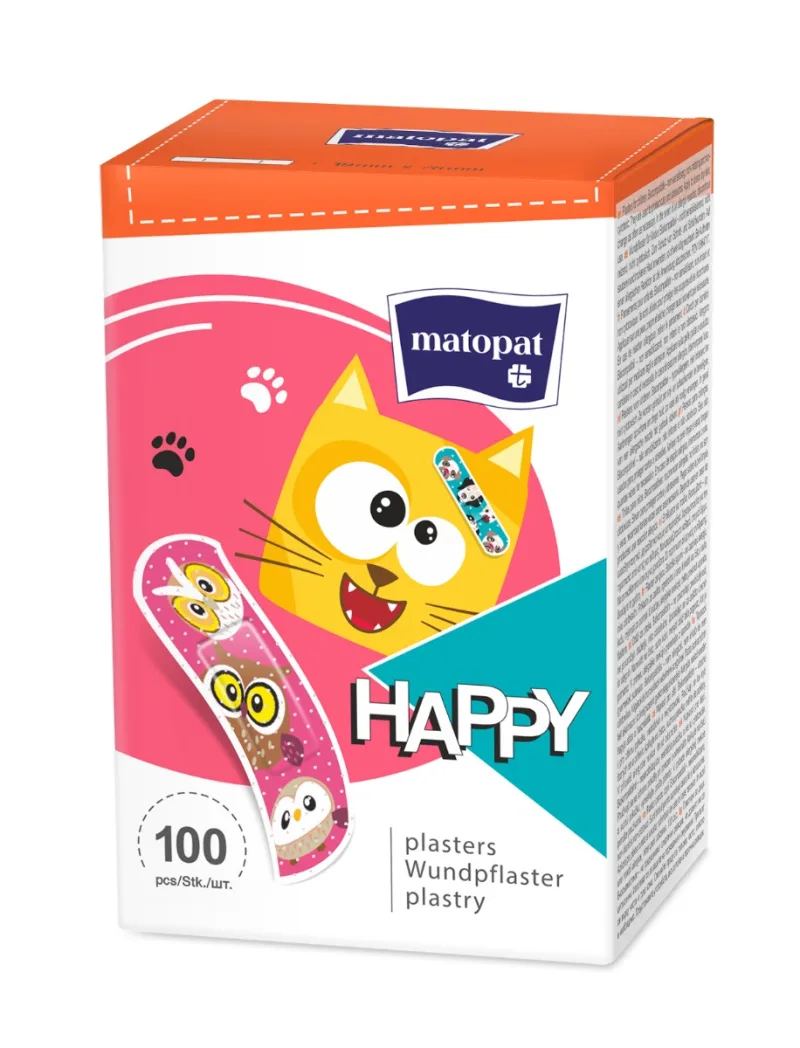 Plasturi Happy, 12 bucati, Matopat — preț și oferte