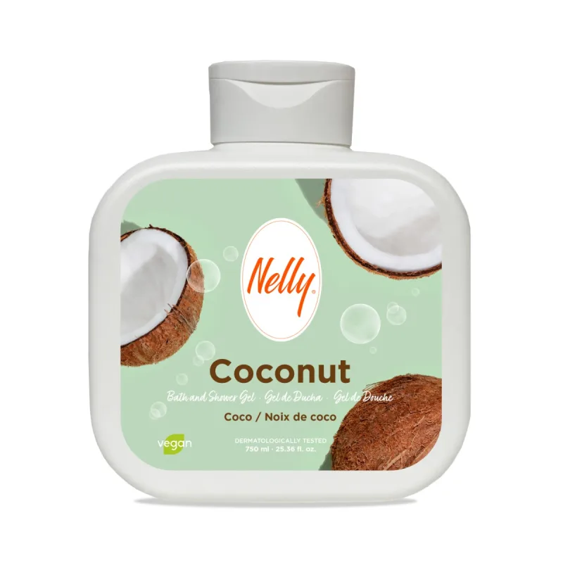Gel de dus cu aroma de cocos, 750ml, Nelly — preț și oferte