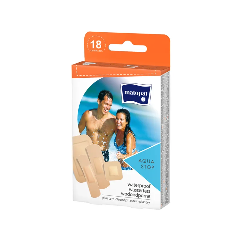 Plasturi Aqua Stop, 18 bucati, Matopat — preț și oferte