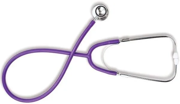 Stetoscop cu cap dublu culoare violet WS-2, 1 bucata, B.Well — preț și oferte
