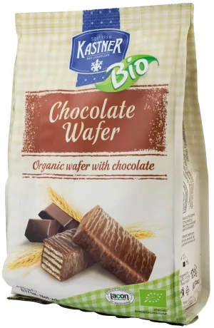 Napolitane bio cu ciocolata, 175g, Kastner