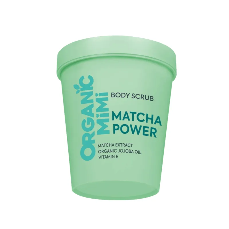 Scrub de corp energizant Matcha Power, 250g, Organic Mimi — preț și oferte