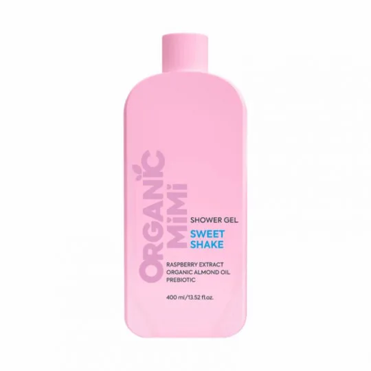 Gel de dus cu extract de zmeura si ulei de migdale Sweet Shake, 400ml, Organic Mimi — preț și oferte