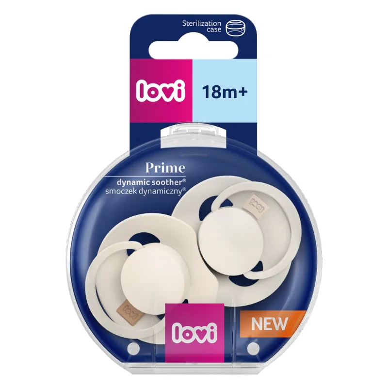 Set suzete din silicon pentru +18 luni Dynamic Prime Coconut/Ivory 34/403, 2 bucati, LOVI — preț și oferte