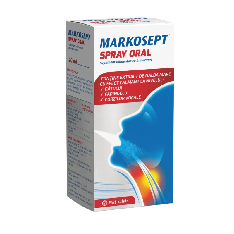 Spray oral Markosept, 20ml, Fiterman — preț și oferte