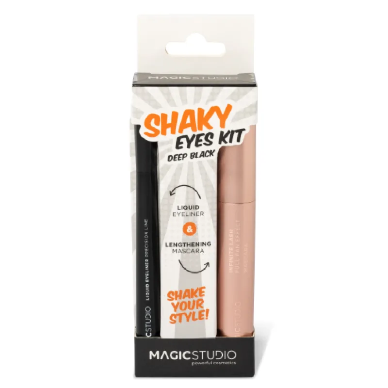Set pentru ochi Rimel + Dermatograf Shaky Negru intens, 1 bucata, Magic Studio — preț și oferte