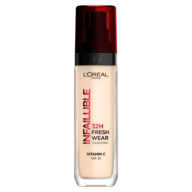Fond de ten rezistent la transfer Infaillible 32H Fresh Wear 10 Fair Light, 30ml, L'Oreal Paris — preț și oferte