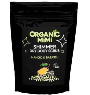 Scrub de corp stralucitor cu mango si babassu, 150g, Organic Mimi