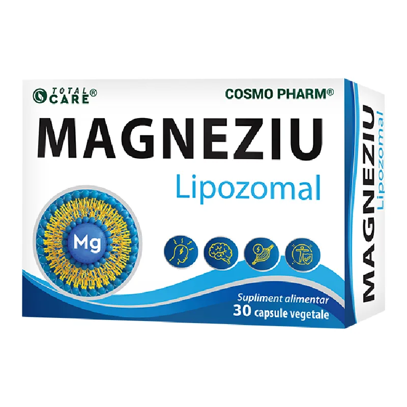 Magneziu Lipozomal, 30 capsule vegetale, Cosmo Pharm — preț și oferte