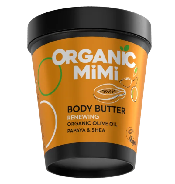 Unt de corp regenerant cu ulei de masline si papaya, 200ml, Organic Mimi — preț și oferte