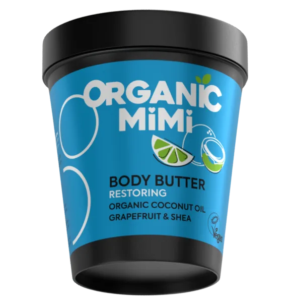 Unt de corp reparator cu cocos si grapefruit, 200ml, Organic Mimi — preț și oferte