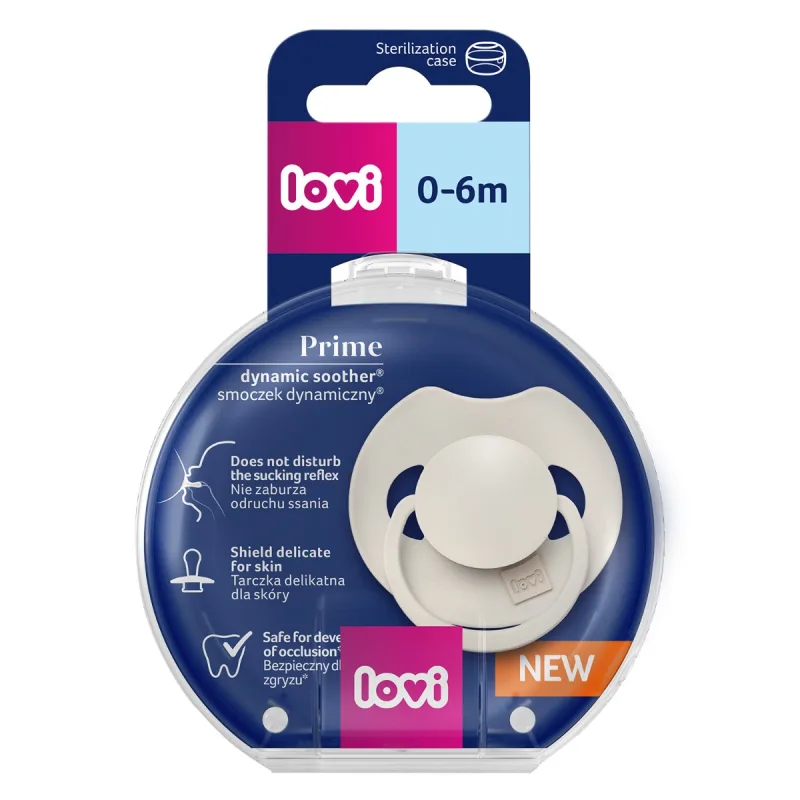 Suzeta din silicon pentru 0 - 6 luni Prime Coconut 34/400, 1 bucata, LOVI — preț și oferte