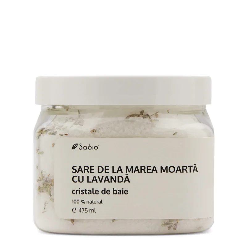 Sare de la Marea Moarta cu lavanda, 475ml, Sabio — preț și oferte