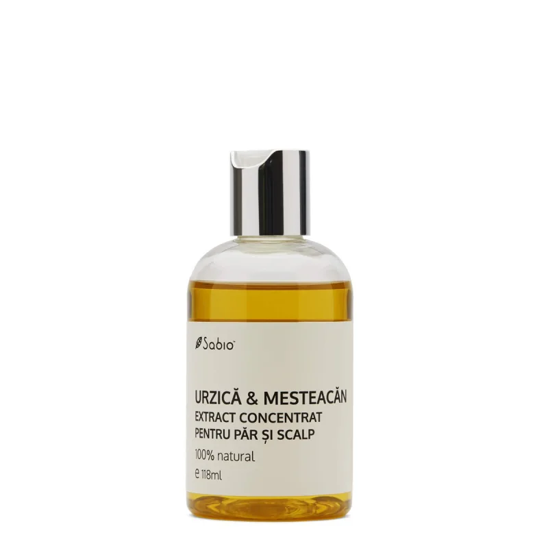 Extract concentrat pentru par si scalp cu Urzica si Mesteacan, 118ml, Sabio — preț și oferte