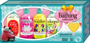 Pachet Geluri de dus 4 x 100ml + Bomba de baie 85g Beautiful Bathing Collection, Treaclemoon