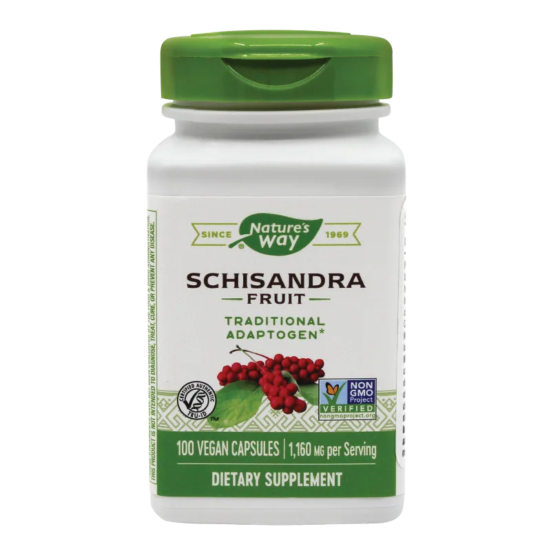Schisandra 580mg, 100 capsule vegetale, Nature's Way — preț și oferte