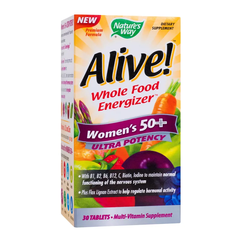 Supliment alimentar Alive! Womenâ€™s 50+ Ultra Nature's Way, 30 tablete, Secom — preț și oferte