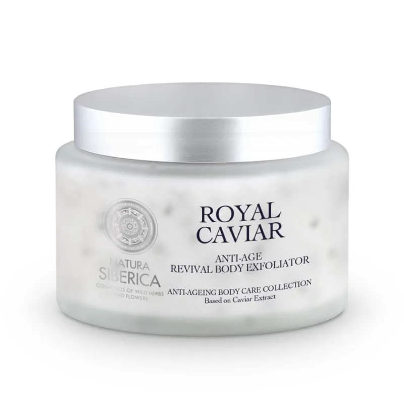 Exfoliant de corp revitalizant anti-age Royal Caviar, 300ml, Natura Siberica — preț și oferte