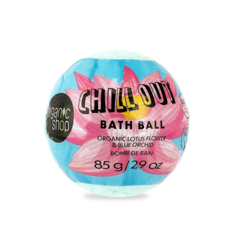 Bomba de baie cu aroma de floare de lotus si orhidee Chill Out, 85g, Organic Shop — preț și oferte