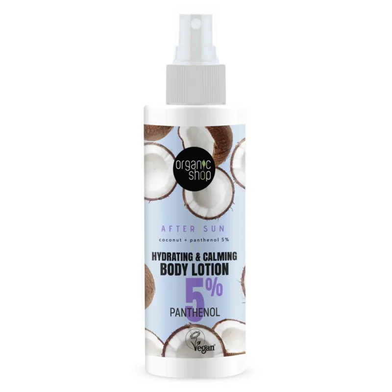 Lotiune de corp dupa expunerea solara, 150ml, Organic Shop — preț și oferte