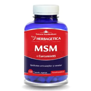 MSM + Curcumin95, 120 capsule, Herbagetica