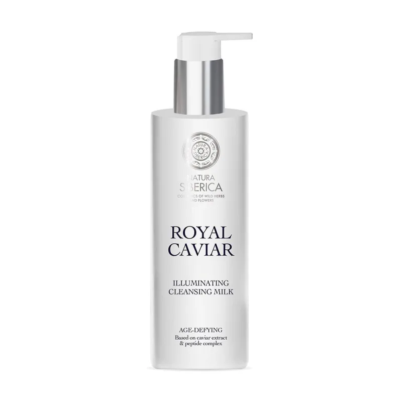 Lapte demachiant cu efect iluminator Royal Caviar, 200ml, Natura Siberica — preț și oferte