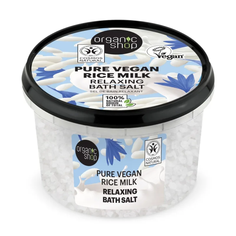 Sare de baie relaxanta Rice Milk, 300g, Organic Shop — preț și oferte