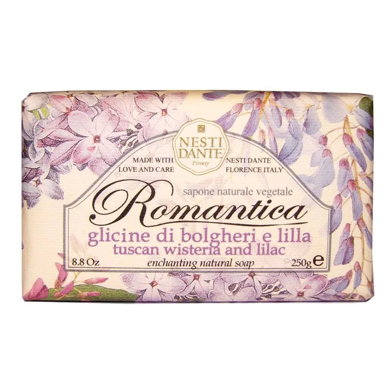 Sapun vegetal Romantica Tuscan&Liliac, 250 g NESTI DANTE ITALIA — preț și oferte