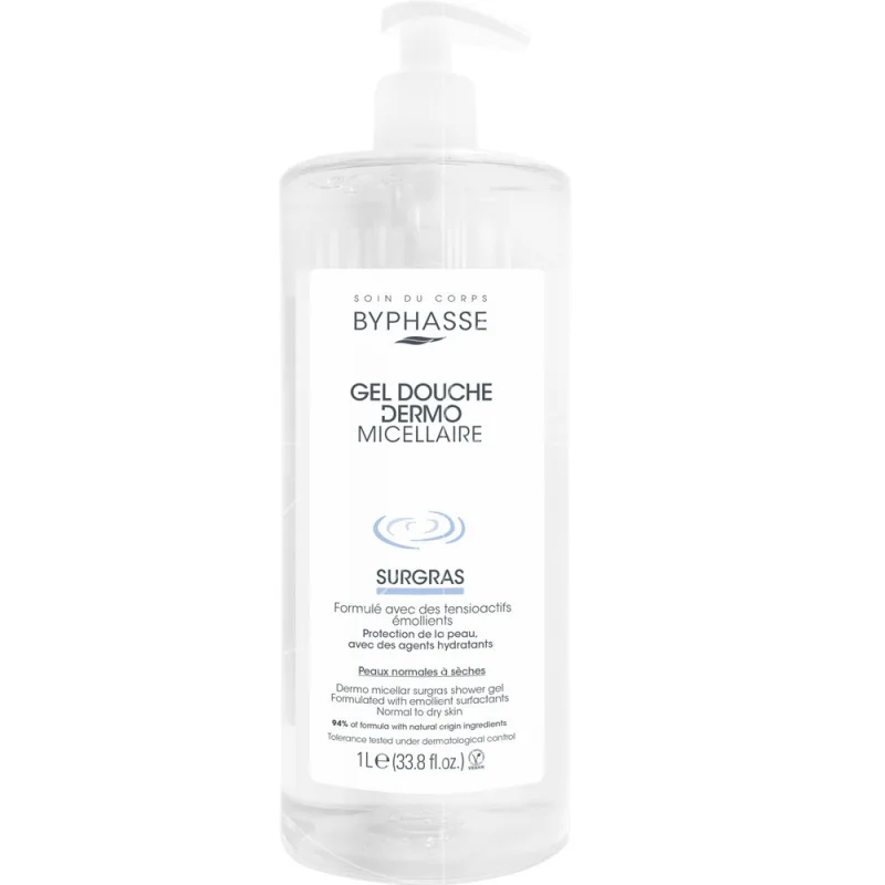 Gel de dus Dermo Micellaire Surgras,1l, Byphasse — preț și oferte