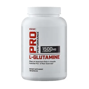 Glutamina Pro Performance 1500mg, 180 capsule, GNC