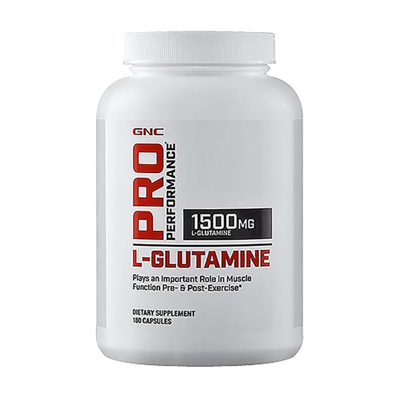 Glutamina Pro Performance 1500mg, 180 capsule, GNC — preț și oferte