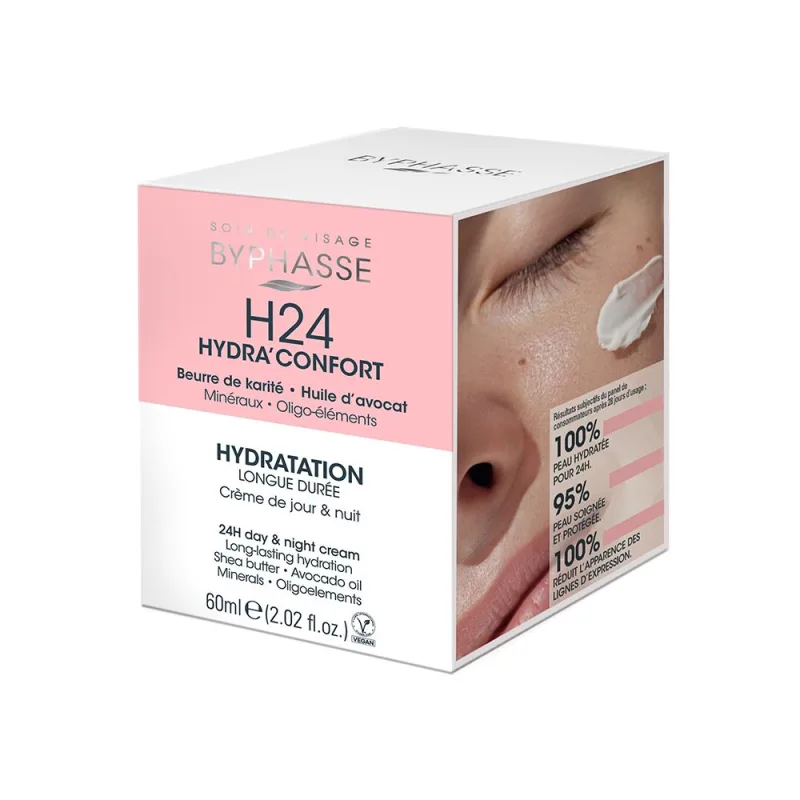 Crema de zi si noapte Hydra Confort H24, 60ml, Byphasse — preț și oferte