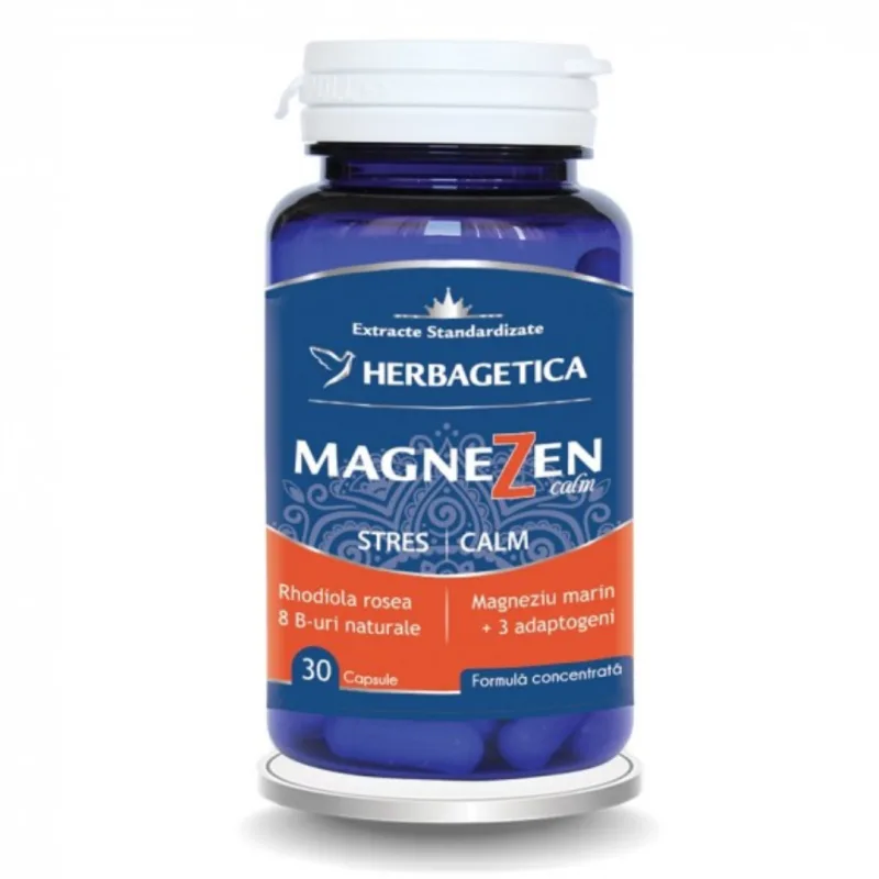 MagneZen Stres Calm, 30 capsule, Herbagetica — preț și oferte