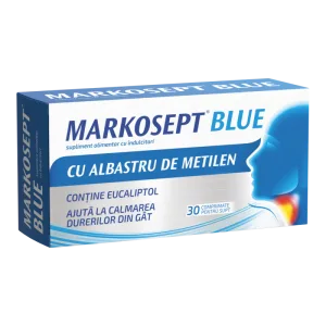Markosept Blue, 30 comprimate, Fiterman