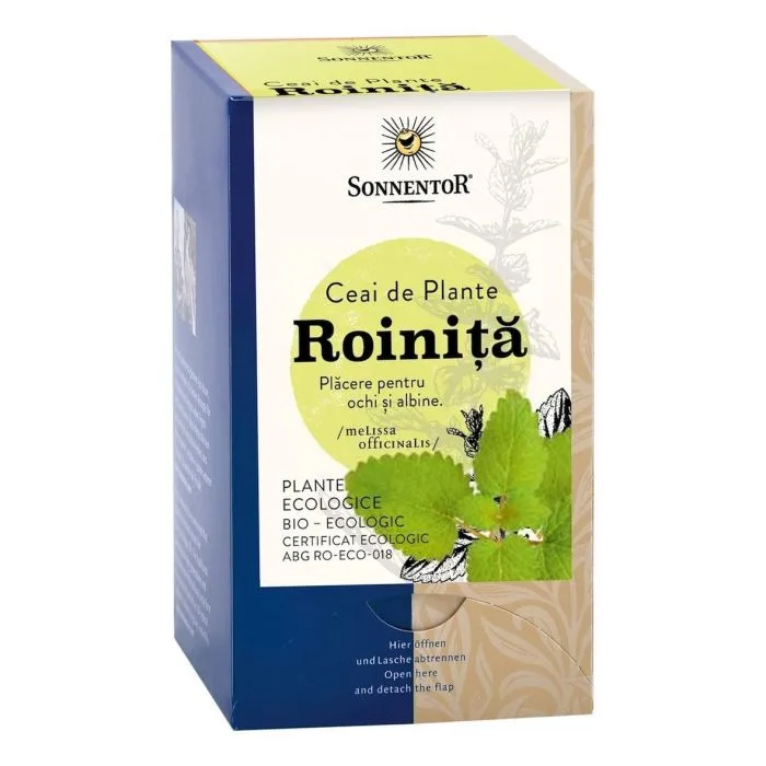 Ceai Bio Roinita  (Melissa officinalis L.), 18 plicuri,  Sonnentor — preț și oferte