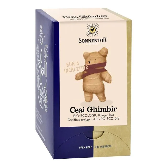 Ceai Bio Ghimbir, 18 plicuri, Sonnentor — preț și oferte