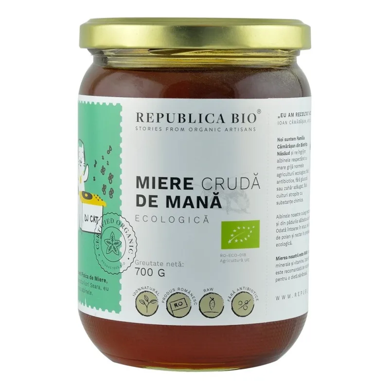 Miere de mana curda, 700g, Republica Bio — preț și oferte