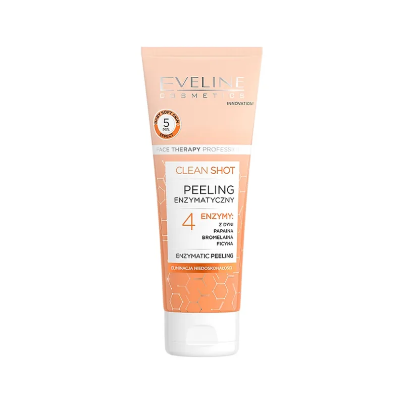 Lotiune peeling enzimatic pentru fata Clean Shot, 75ml, Eveline Cosmetics — preț și oferte