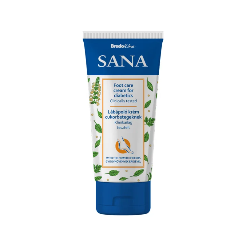 Crema de picioare pentru diabetici, 100ml, Sana — preț și oferte